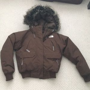 North face brown jacket